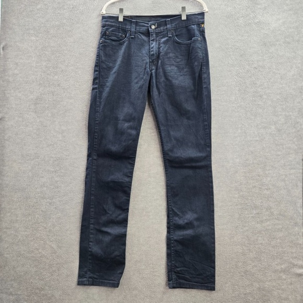 Levi's 511 Men Jeans 30x32 Blue Denim Slim Straight Mid Rise